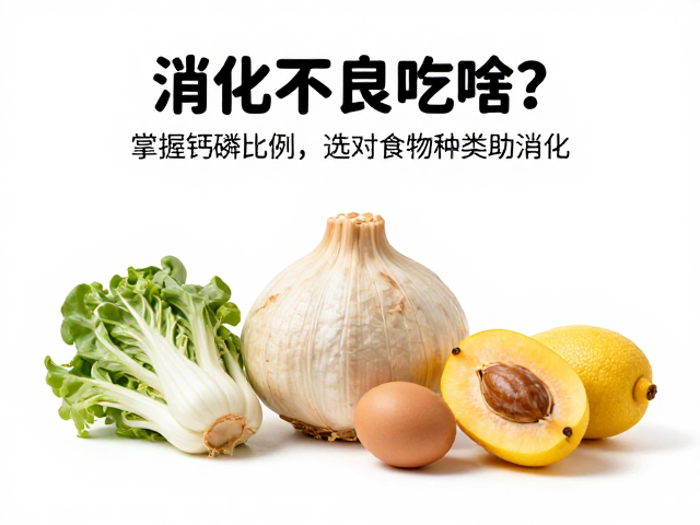 消化不良吃啥?掌握钙磷比例,选对食物种类助消化