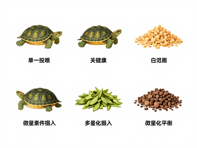乌龟饲养,食物种类搭配与微量元素平衡,打造完美隐蔽所