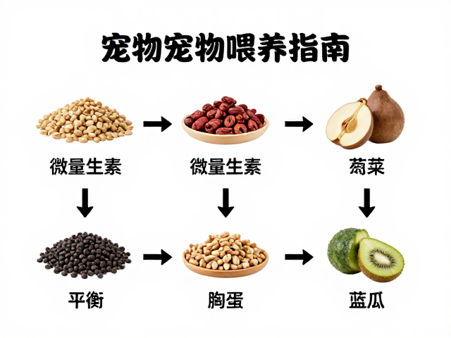 宠物亚成期喂养指南,平衡微量元素,每周2-3次关键食物种类推荐
