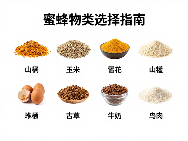 蜜蜂专用营养粉,隐蔽所设置,食物种类选择指南