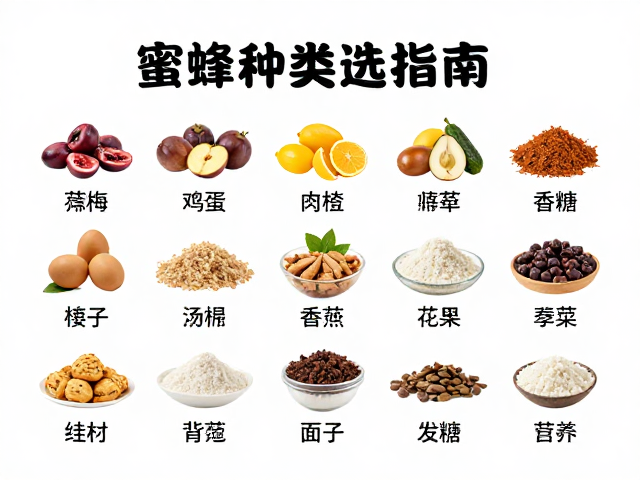 蜜蜂专用营养粉,隐蔽所设置,食物种类选择指南