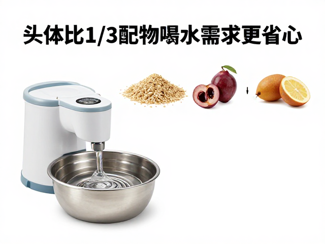 头体比1/3配饮水设备,选对食物种类,宠物健康更省心
