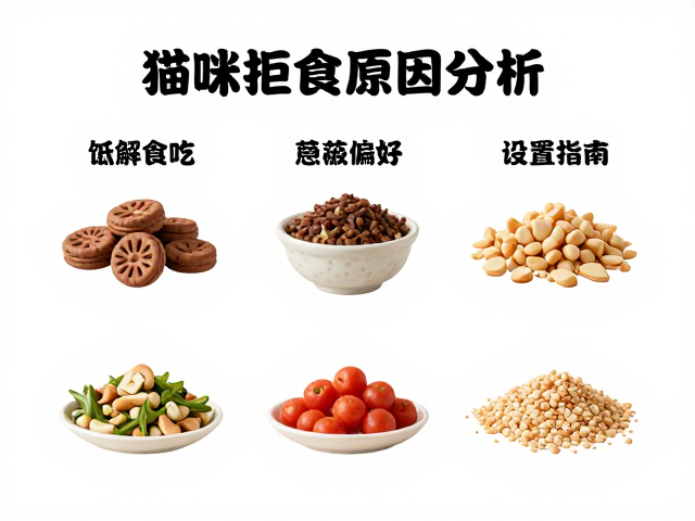 猫咪拒食原因分析，食物种类偏好与隐蔽所设置指南