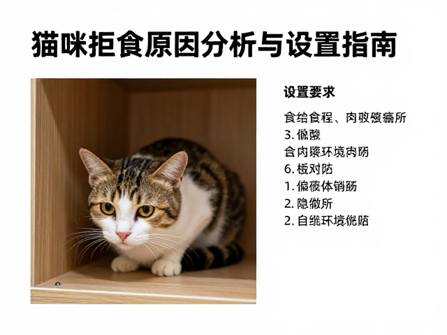 猫咪拒食原因分析，食物种类偏好与隐蔽所设置指南
