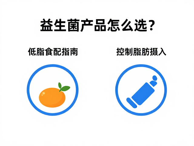 益生菌产品怎么选?低脂食物搭配指南,轻松控制脂肪摄入