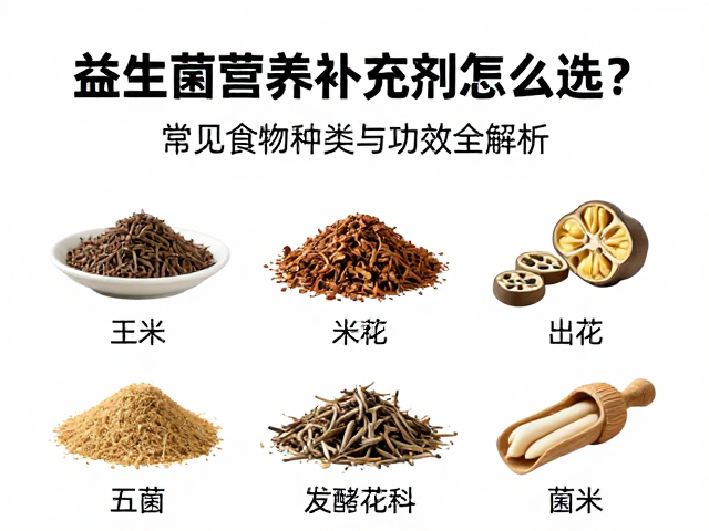益生菌营养补充剂怎么选?常见食物种类与功效全解析