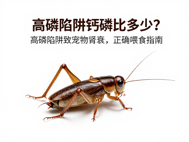 蟋蟀蟑螂钙磷比多少?高磷陷阱致宠物肾衰,正确喂食指南