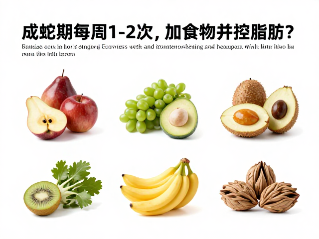 成蛇期每周1-2次,如何选食物种类并控脂肪?