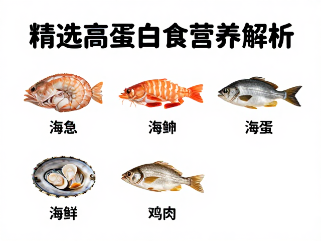 头体1/2海鲜低脂食谱,精选5种高蛋白食物控脂指南