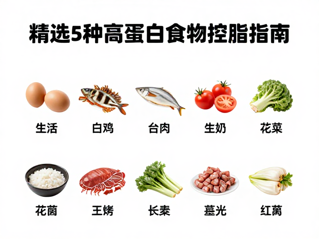 头体1/2海鲜低脂食谱,精选5种高蛋白食物控脂指南