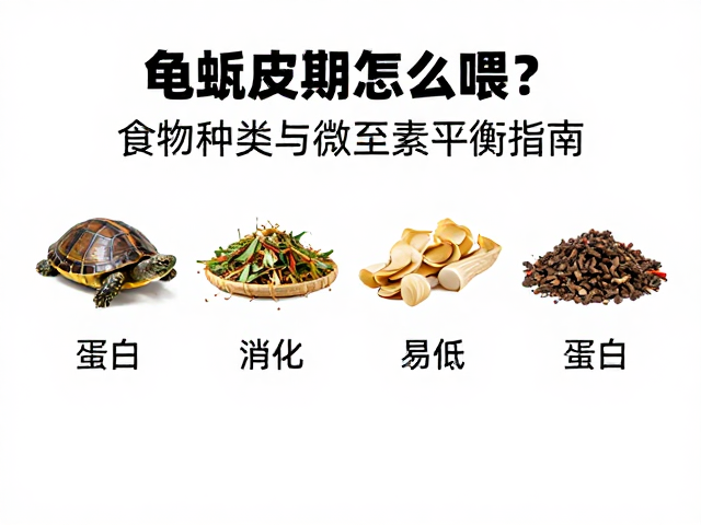 龟蜕皮期怎么喂?食物种类与微量元素平衡指南