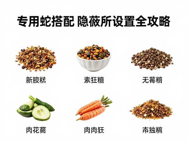 蛇粮怎么喂?专用食物搭配与隐蔽所设置全攻略