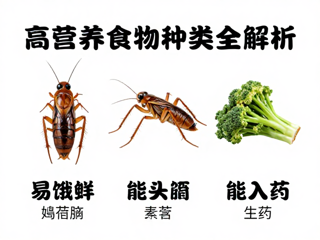 易饿症怎么吃?蟋蟀蟑螂能入药?高营养食物种类全解析