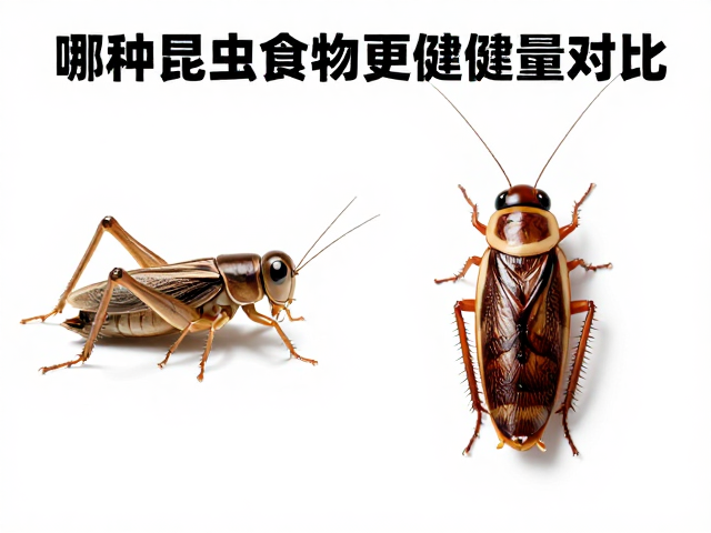 蟋蟀与蟑螂脂肪含量对比,哪种昆虫食物更健康可控?