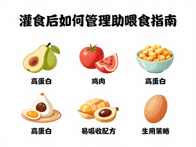 灌食后如何管理肥胖与消瘦?不同食物种类辅助喂食指南