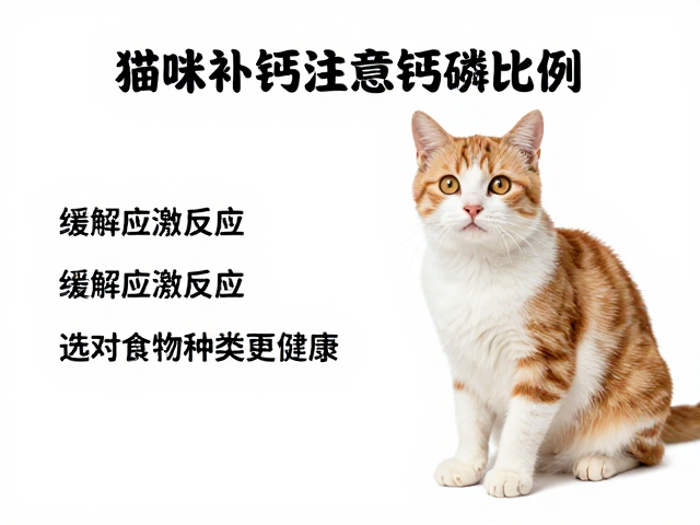 猫咪补钙注意钙磷比例,缓解应激反应,选对食物种类更健康