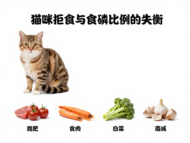 猫咪拒食?分析食物种类与钙磷比例失衡的危害