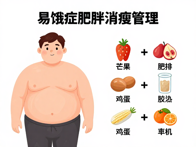 易饿症肥胖消瘦管理,食物种类与饮食干预指南
