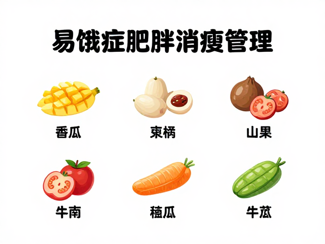 易饿症肥胖消瘦管理,食物种类与饮食干预指南