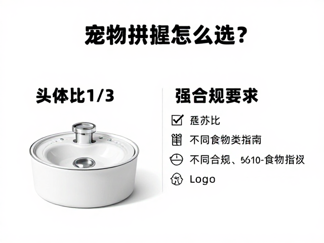 宠物饮水设备怎么选?头体比1/3适配不同食物种类指南