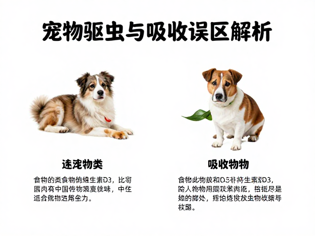 宠物驱虫同时补维生素D3?食物种类与吸收误区解析