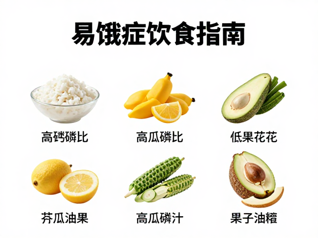 易饿症饮食指南,高钙磷比食物推荐与控食策略