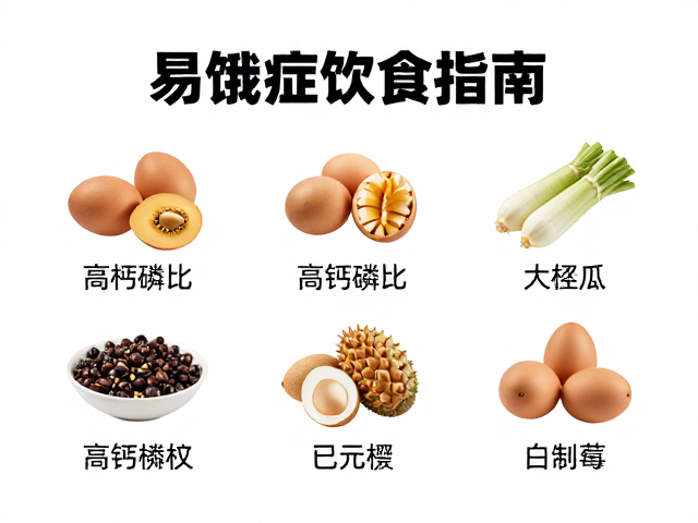 易饿症饮食指南，高钙磷比食物推荐与控食策略