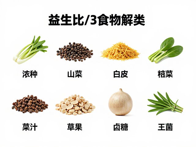 益生菌产品科普,头体比1/3的食物种类与功效解析
