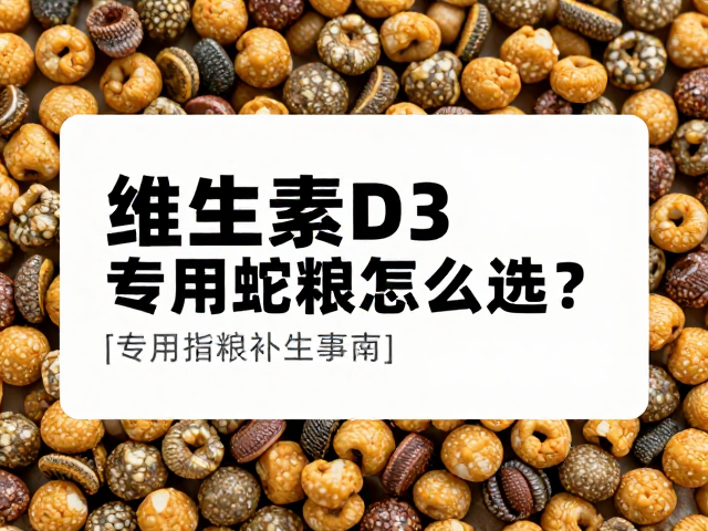 蛇粮中维生素D3补充指南,专用蛇粮怎么选?