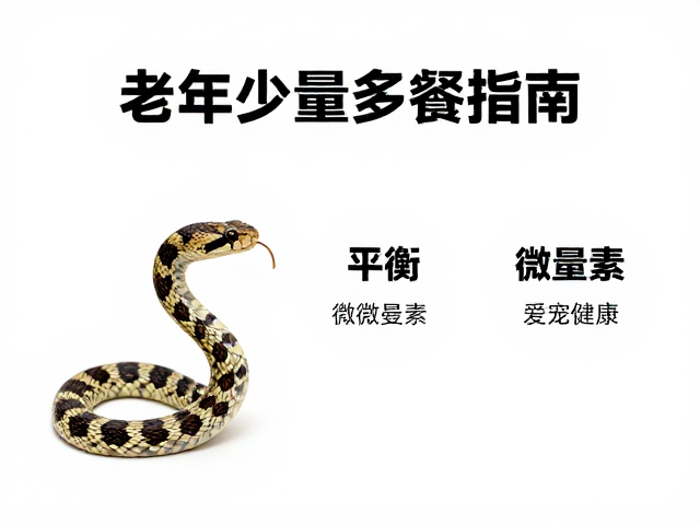 老年蛇少量多餐指南，平衡微量元素，守护爱宠健康