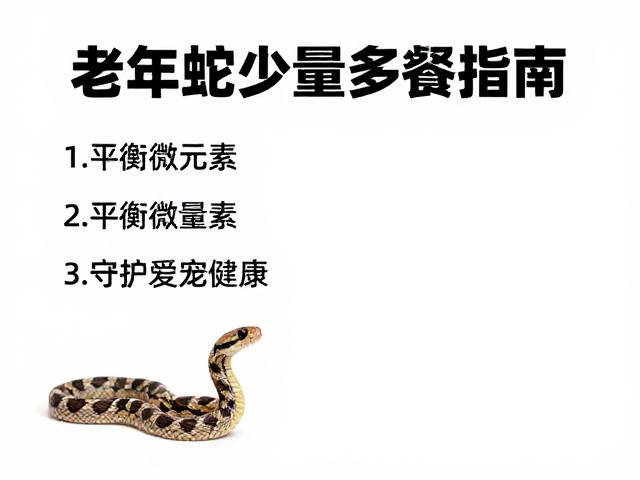 老年蛇少量多餐指南，平衡微量元素，守护爱宠健康