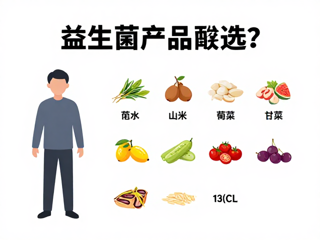 益生菌产品怎么选?头体比例1/4的食物种类搭配指南