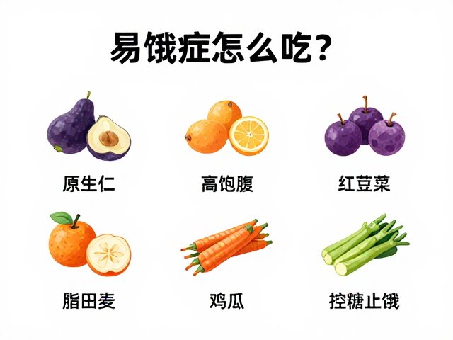 易饿症怎么吃?益生菌调理,高饱腹食物推荐,控糖止饿指南