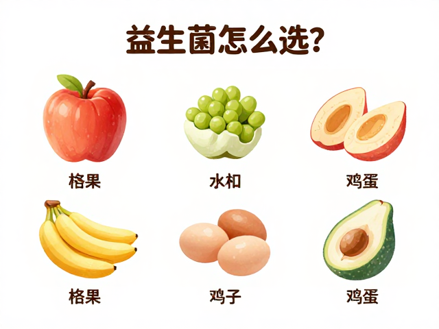 益生菌产品怎么选?头体比例1/4的食物种类搭配指南