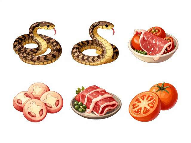 蛇吐食怎么办?根据蛇体粗细调整处理方案,食物种类影响恢复