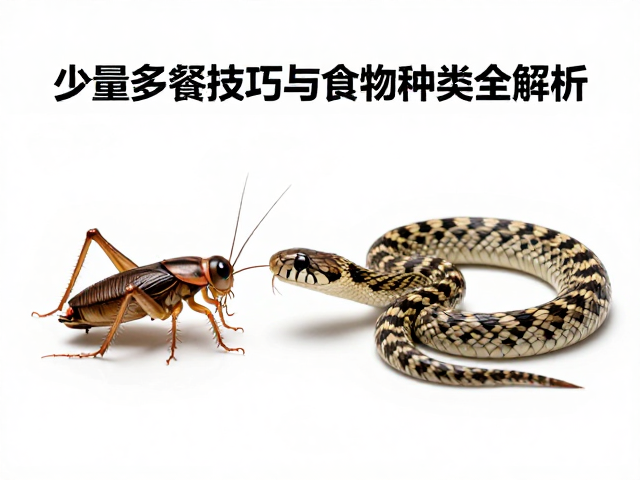 蟋蟀蟑螂喂老年蛇?少量多餐技巧与食物种类全解析