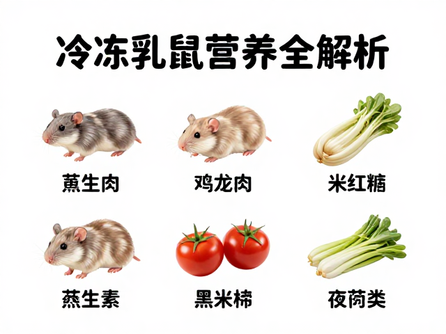 冷冻乳鼠营养全解析，食物种类与微量元素平衡指南