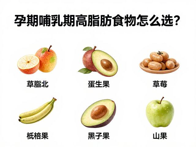 孕期哺乳期高脂肪食物怎么选?低脂饮食指南与频率建议