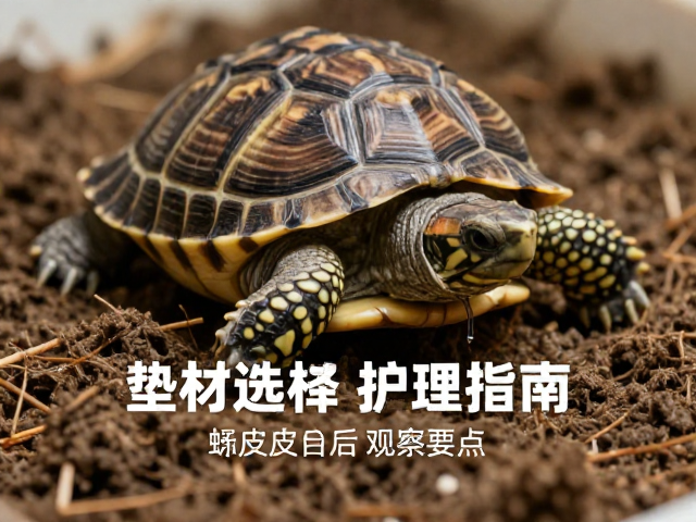 龟蜕皮护理指南,垫材选择与蜕皮后观察要点