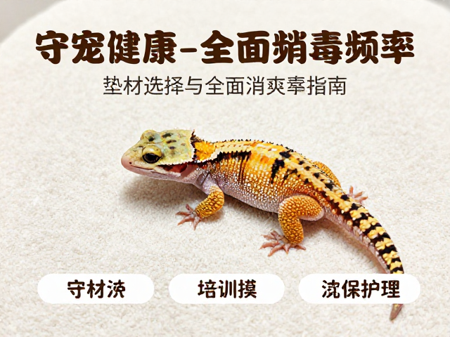 守宠健康,守宫蜕皮护理、垫材选择与全面消毒频率指南