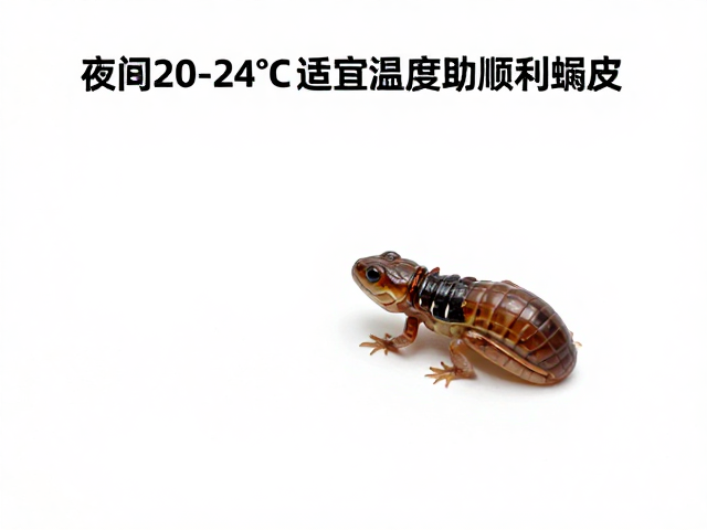 爬宠蜕皮护理指南，夜间20-24&deg;C适宜温度助顺利蜕皮