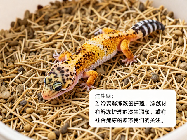 守宫蜕皮护理与垫材选择，附冷冻解冻技巧