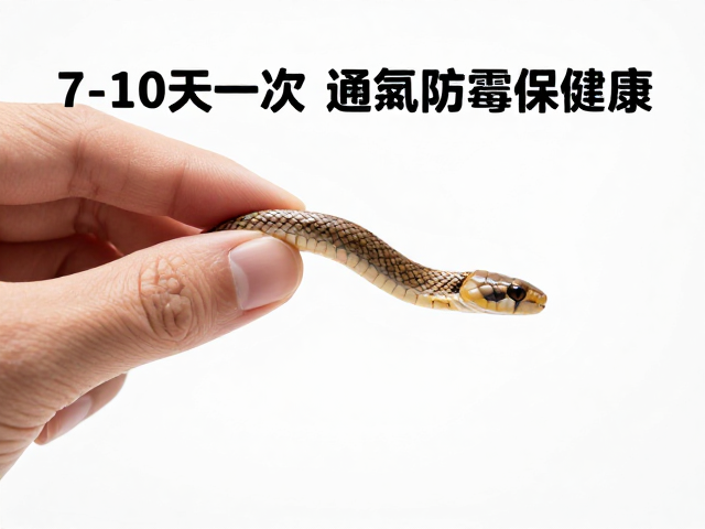 蛇蜕皮护理指南,每7-10天一次,通风防霉保健康