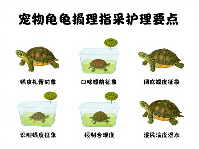 宠物龟蜕皮护理指南，饲养箱布置与蜕皮后观察要点