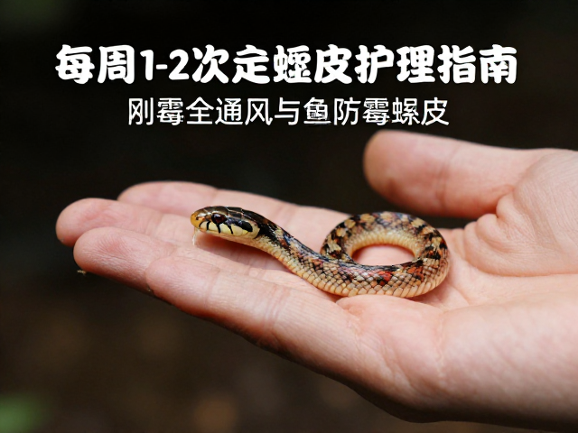 幼蛇蜕皮护理指南,每周1-2次通风防霉,助蛇顺利蜕皮
