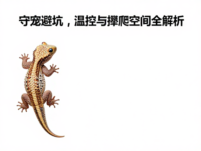 守宠避坑,守宫蜕皮护理指南,温控与攀爬空间全解析