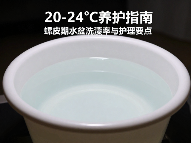 夜间20-24°C养护指南,蜕皮期水盆清洗频率与护理要点