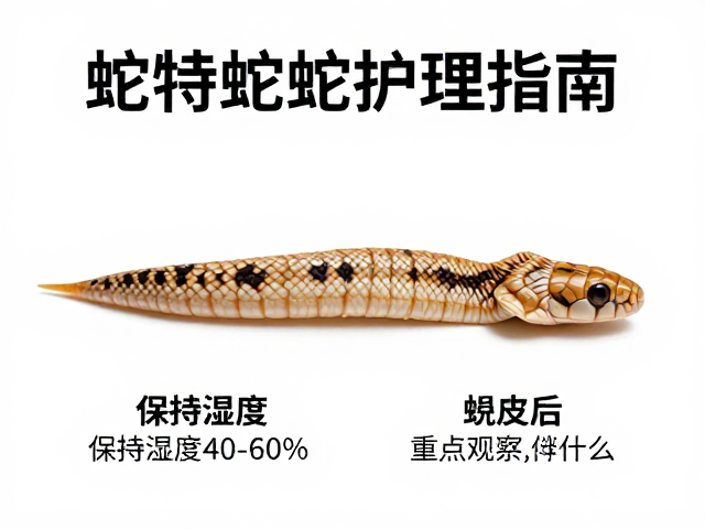 蛇蜕皮护理指南,保持湿度40-60%,蜕皮后重点观察什么
