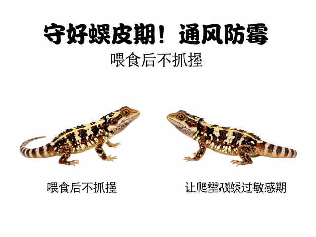 守好蜕皮期!通风防霉,喂食后不抓握,让爬宠安稳度过敏感期