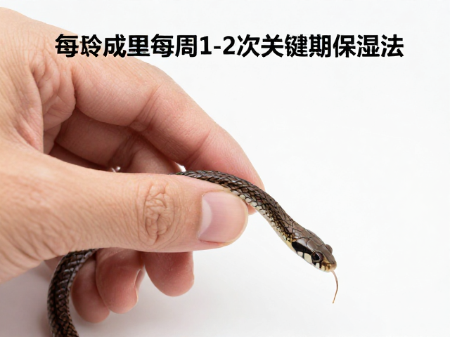 幼蛇密盖饲养箱蜕皮护理,每周1-2次关键期保湿法
